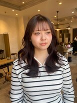 ラボヌールヘアーグレース 門前仲町店(La Bonheur hair grace)&nbsp;【杉本】ダークブラウン/レイヤー/顔周りカット