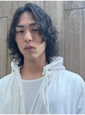 色気×ツヤ感ミディアムパーマ