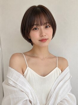 フリー(Free)の写真/いつものヘアも前髪や顔周りのカットで印象が変わる。大人可愛い、褒められショート・ボブに！[平塚2分]