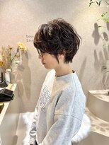 ジーニー 横浜(giinii)&nbsp;大人可愛い20代30代40代丸みショートパーマ【横 浜】渋谷良太