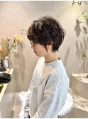 大人可愛い20代30代40代丸みショートパーマ【横 浜】渋谷良太