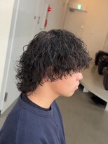 プルーブトウキョウ 渋谷(PROVE TOKYO)&nbsp;爽やか無造作ビジネスツーブロック波巻きパーマ