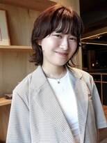 ストア(STORE)&nbsp;顔周りレイヤーパーマボブ