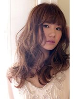 ヴェローグ シェ ブー(belog chez vous hair luxe) belog　ロングパーマ　A　小顔　大人可愛い　似合わせ　