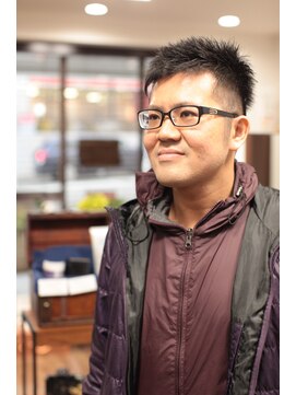 ヘアメイク グリーン アール(HAIR MAKE Green R) 粋なツーブロックショートスタイル