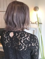 ヘアーデザイン シュシュ(hair design Chou Chou by Yone)&nbsp;☆chouchou☆透け感ラベンダーアッシュ×抜け感ボブ