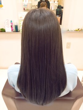 クール ヘアー ギャラリー 神明町店(COOL Hair gallery) つやアッシュ×ストレート