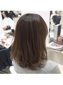 スタイリスト葛西雅法★髪の毛を柔らかく見せる質感ミディ