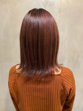 ルフレ 新宿本店2nd(Reflet) オレンジベージュ/髪質改善/トリートメント/暖色カラー