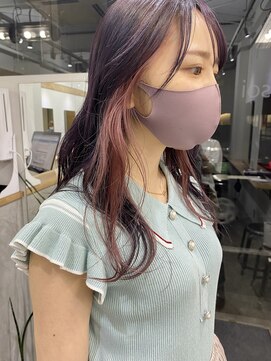 ソイ コンク 下北沢(soi conc) ラベンダー&ピンク/インナーカラー