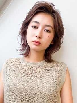 スタートウキョウ 渋谷(STAR TOKYO) ★30代40代50代/ハンサムショートパーマ/小顔/マロンベージュ