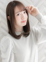 ローマ ギンザ(ROMA Ginza)&nbsp;【ROMA銀座】大人可愛い/ブリーチなし/ラベージュ/艶髪セミディ