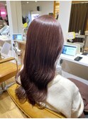 ピンクベージュ×透明感