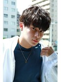 かき上げサイドパート韓国風マッシュニュアンスマッシュ所沢