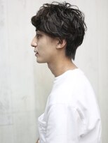 バース(BIRTH)&nbsp;天神【BIRTH】かき上げサイドパート×ツイストスパイラルパーマ