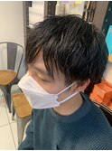 メンズcut &ツイストパーマ