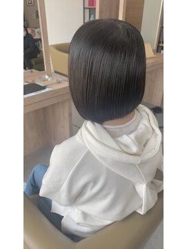 ヘアーサロン ハイプ(HYPE) 【親子お揃いカット】お手入れ簡単☆首が隠れるストレートボブ