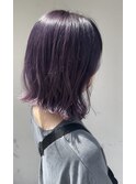 外はねボブ　バイオレットカラー