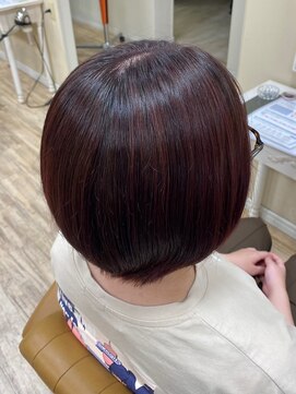 サンタフェ 岡崎店(Santa'Fe) ブラウン×ボブ