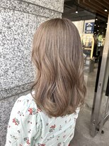 サロンドミルク 新百合ヶ丘店(salon de MiLK)&nbsp;ケアブリーチで染めるミルクティーアッシュ【新百合ヶ丘】