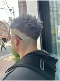メンズシルバーグレー