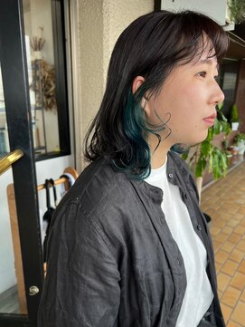 フィルム(FiLMs) イヤリングカラー★モスグリーン