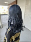 透明感×ネイビー