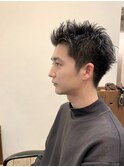 刈り上げないメンズショート