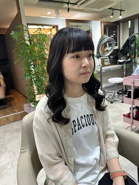 アミー 駒澤(Ammy komazawa) コテ巻き風パーマ