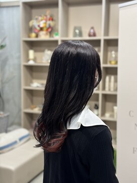 プレビア 上尾店(PREVIA) 髪質改善カラー☆インナーピンク