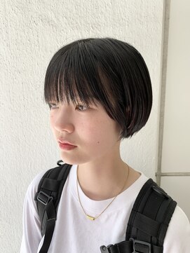 ミクマル(micmal) 20代30代40代ストレートボブリップライン大人前上がりボブ