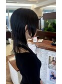 セミロングウルフ