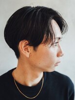 ニュイ(NUIT)&nbsp;センターパートメンズマッシュパーマニュアンスパーマ刈り上げ