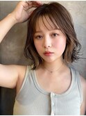 フェザーバング外ハネボブインナーカラー レイヤー A0801 表参道