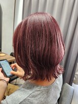 テーラヘアー 土気あすみが丘店(TELA HAIR)&nbsp;ミディアム×ラベンダーピンク
