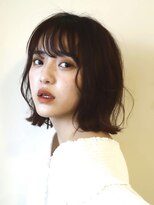 カナージュ(Canage) #小顔#似合わせ#ボブ#外はね#ダークブラウン#レイヤー