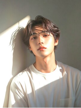 フレイムス ヘアアンドリラックス 大宮東口店(Frames) ツイストスパイラルパーマセンターパートツーブロック刈り上げ