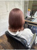 ブリーチ 10代 20代 ハイトーン ミルクティーピンク ボブ