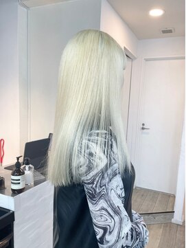 ミーム 原宿 表参道(meme) ダブルカラーハイトーンカラーケアブリーチインナーカラー#原宿