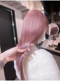 イメチェン/ホワイトブロンド/外ハネボブ/ワイドバング/渋谷