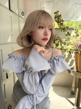 リリー(Lilley) 【稲永麻衣】タッセルボブ+韓国ボブ+韓国ヘア