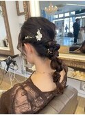 成人式苗撮りヘアセット