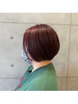 ヘアメロウ ココ(hair mellow CoCo...)&nbsp;CoCoオリジナル白髪ぼかしハイライト×ショートボブ