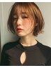白髪染めリタッチ(～２cm)[顔周り/前髪カット/レイヤーカット/韓国/縮毛矯正]
