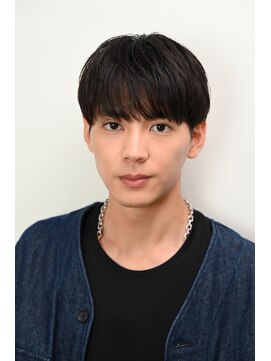 ネイビー(NAVY) まとまりのある大人マッシュ ヘアバーム