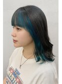 フェイスフレーミング×インナーカラー