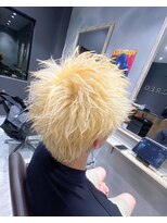 クレオ 片江店(CREO) スパイキーショートブリーチ抜きっぱ刈り上げなし