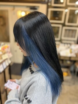 コニ(Coni) インナーカラー×ブルー