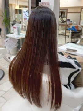 髪質改善ツヤ髪ロング【四條畷市】