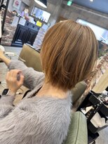 ルーナヘアー(LUNA hair)&nbsp;ショートボブ ショートレイヤー ブリーチなしダブルカラー 30代